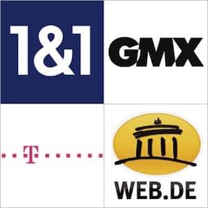 1&1 web.de GMX