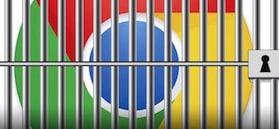 google chrome hinter Gittern