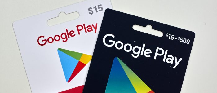 google play Geschenkkarten