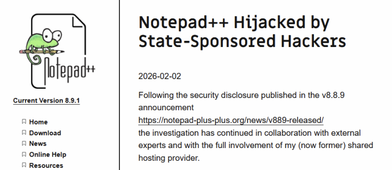 Notepad++: Staatliche Hacker kapern Update-Server monatelang