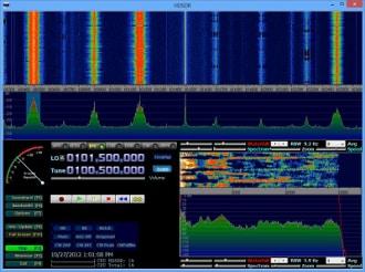 Frequenzspektrumanalyse am Beispiel des zivilen SDR-Programms "HDSDR"