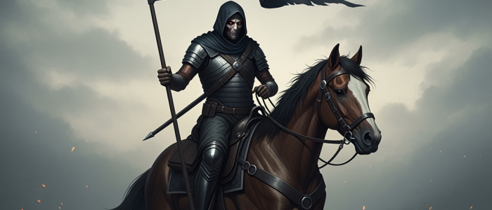 Der Reiter der Enshittification schwenkt die Flagge von Microsoft.