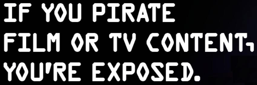 if you pirate film or tv content you're exposed Creative Content Australia