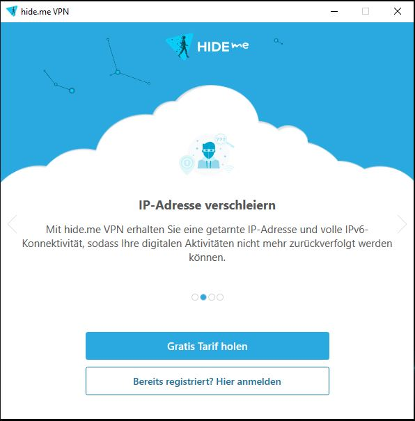 hide.me bietet im VPN-Vergleich einen Gratis-Tarif an