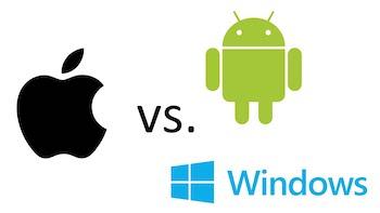 tablet iOS vs. Android vs. Windows