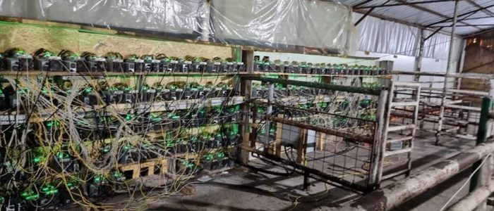 Krypto-Mining-Rigs beschalgnahmt