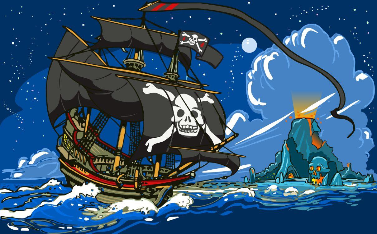 Piratenschiff, Piratenbucht, The Pirate Bay