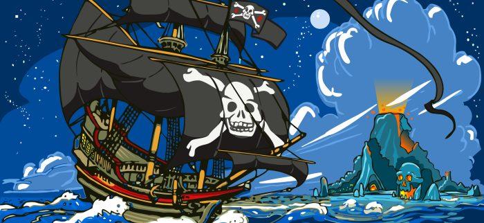 Piratenschiff, Piratenbucht, The Pirate Bay