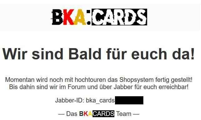 BKA Cards Cyber-Biz.cc