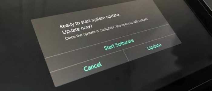 Nintendo Switch Firmware Update