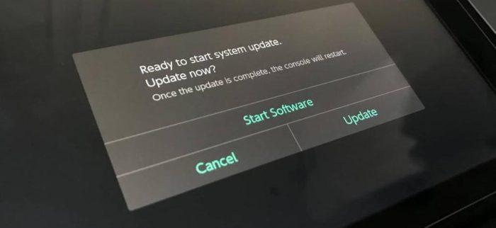 Nintendo Switch Firmware Update