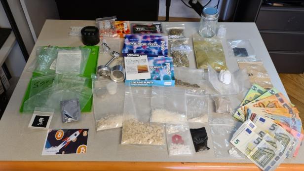 Diese Drogen wurden in Wien-Leopoldstadt sichergestellt © Landeskriminalamt Wien