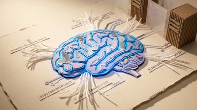 brain, paper