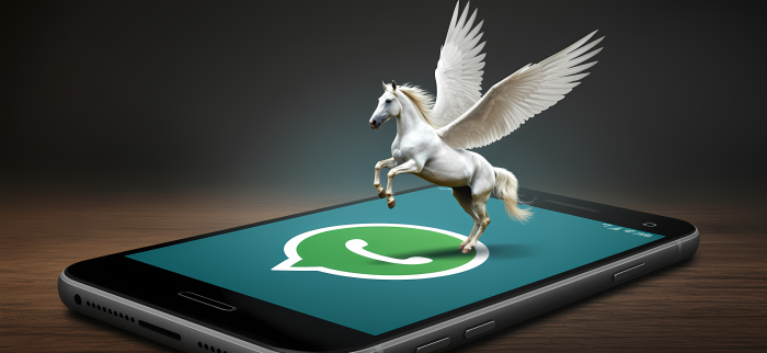 Pegasus landet auf Smartphone mit WhatsApp