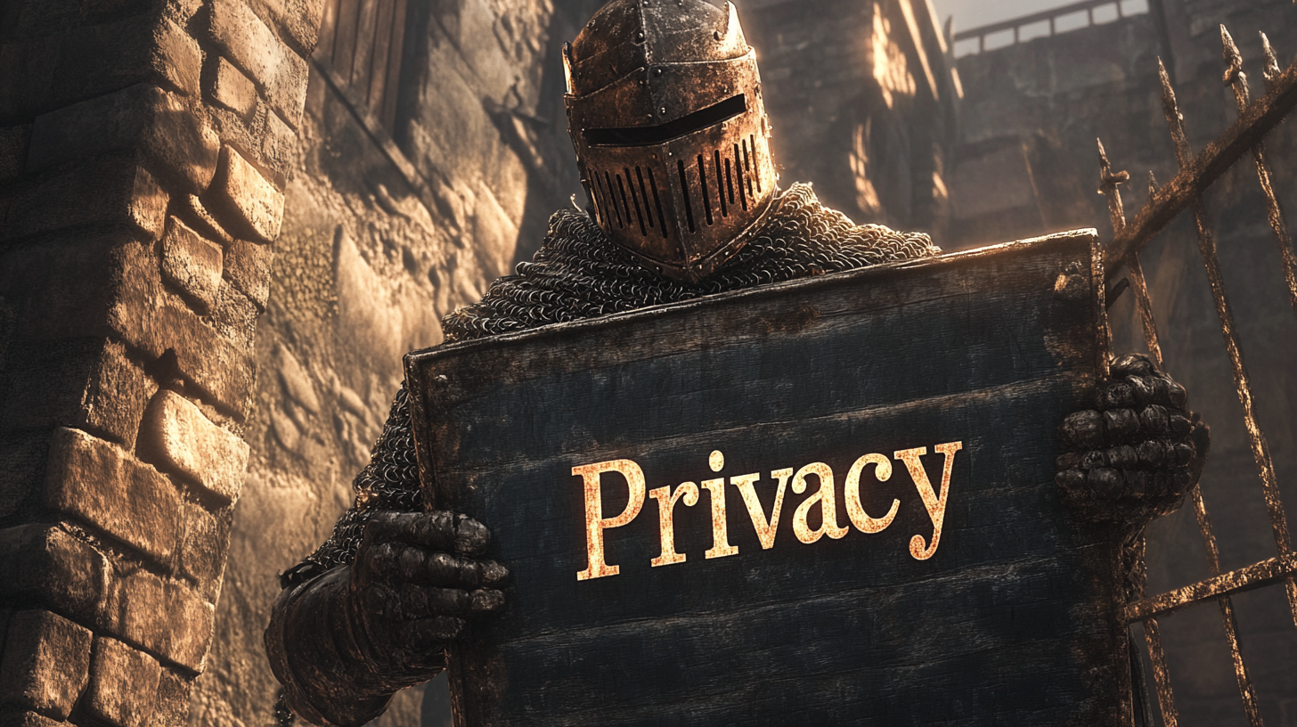 Privacy Coins wie Monero bieten erhöhte Anonymität. Hier symbolisiert durch eine mittelalterliche Wache.