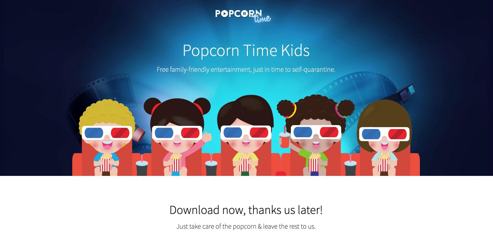 popcorn time kids