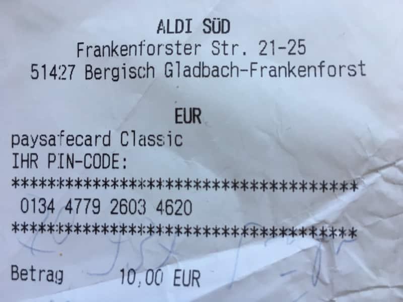 Paysafecard 25 euro.