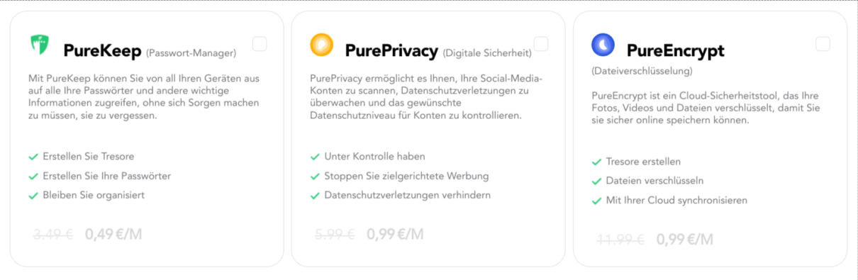 purekeep, pureprivacy, pureencrypt