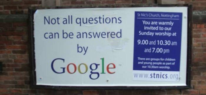 not all questions can be answered by google