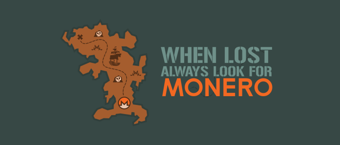 When you're lost, always look for Monero!