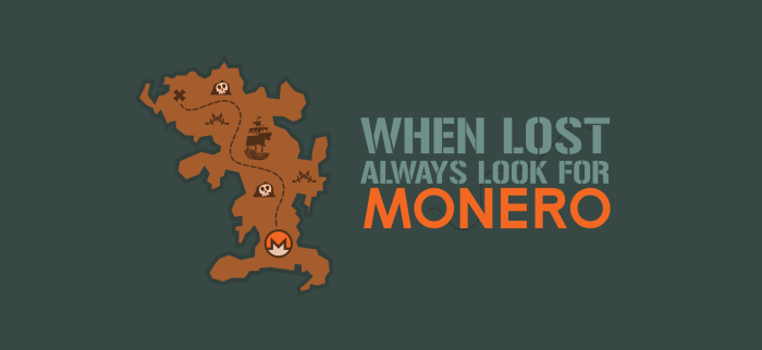 When you're lost, always look for Monero!