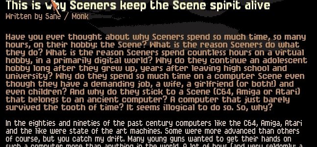 Sceners, JP#19, Screenshot