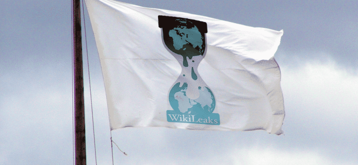 WikiLeaks-Flagge - von "Graphic Tribe" unter CC-BY-SA 3.0
