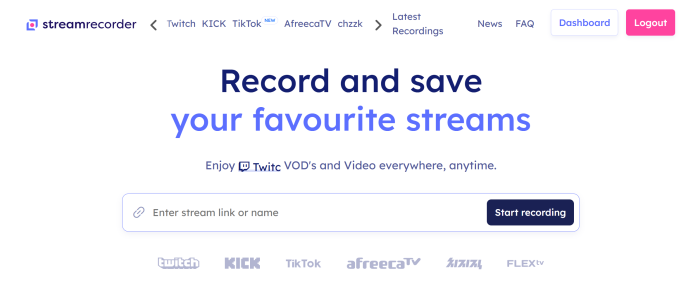 StreamRecorder.io