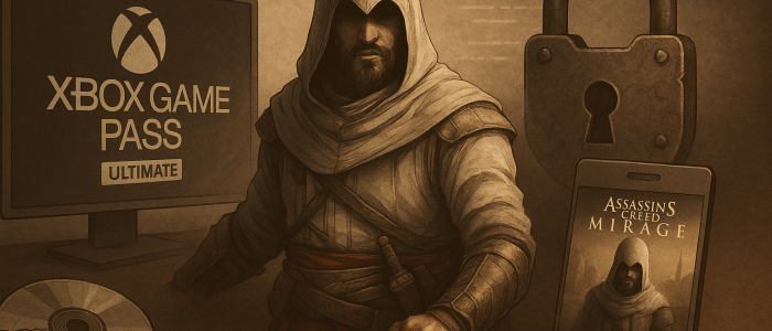 Assassin’s Creed Mirage: Zwischen Denuvo-Schloss, Game-Pass-Tor und günstigen Eneba-Keys.