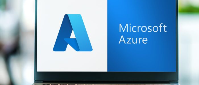 Notebook mit einem Logo von Microsoft Azure, das von FabriXss betroffen ist