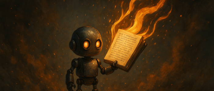 Im Schein der Worte verliert selbst die KI ihre Deckung.