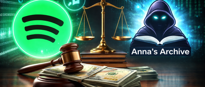 322 Millionen Dollar stehen im Raum im Streit zwischen Spotify und Anna’s Archive.