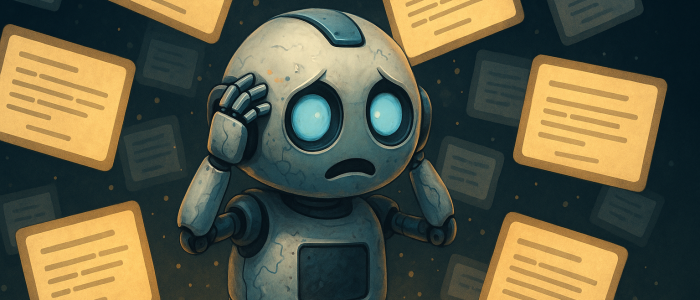 Wenn zu viele Prompts das System überfordern: Eine KI am Limit.