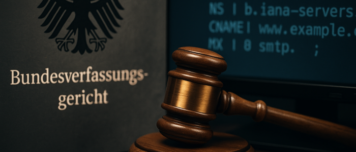 Karlsruhe setzt Grenzen: BVerfG stoppt neuartige DNS-Überwachung.