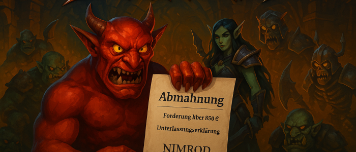 Game Over? Kanzlei Nimrod mischt beim Dungeons 4 Filesharing mit.