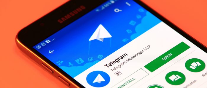 Telegram auf einem Smartphone