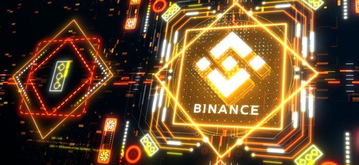 Futuristisches Binance Exchange-Markt Symbol
