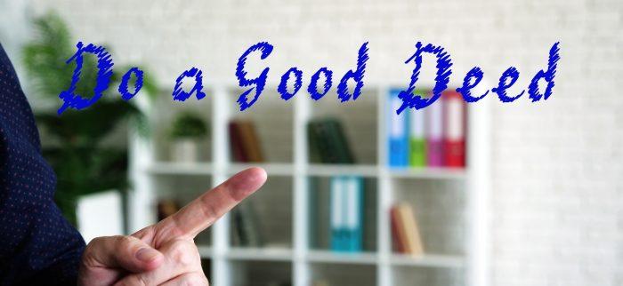 GoodWill fordert drei gute Taten