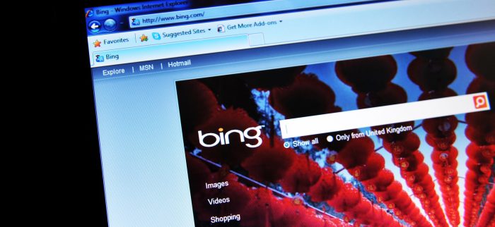 Die Suchmaschine Bing