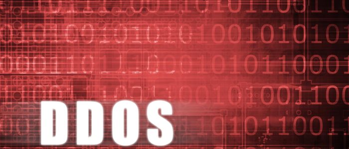 Digitale binäre DDoS-Angriff - eine binäre Warnung