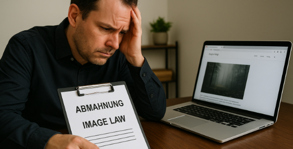 Abgemahnt und ratlos: Die Serienabmahnungen von Image Law bringen selbst erfahrene Webseitenbetreiber ins Schwitzen.