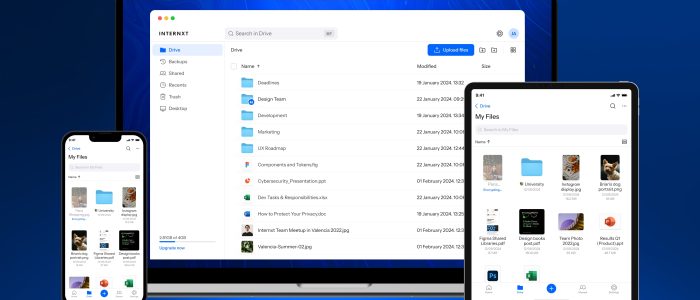 Internxt Cloud Speicher