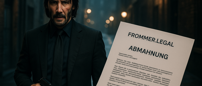 Abmahn-Salven statt Action-Szenen: Filesharer im Visier von Frommer.Legal.