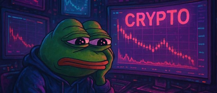 Crypto Meme with pepe the frog