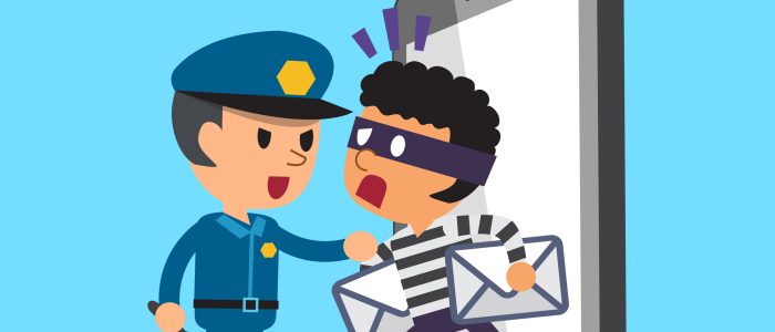 Ein Cyberkrimineller mit zwei Mails von der Polizei erwischt