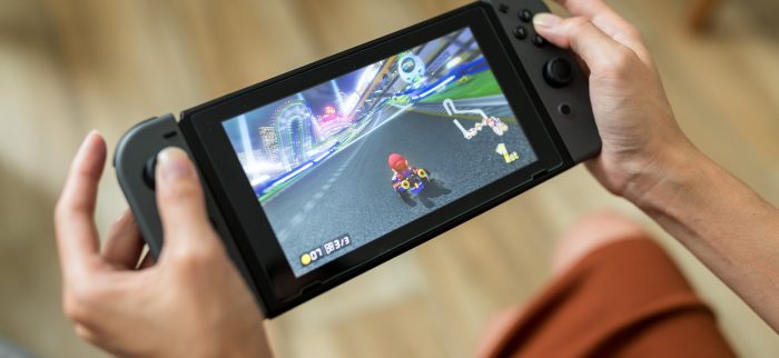 Mario Kart 8 auf der Nintendo Switch, eines der durch ENLBufferPwn angreifbaren Spiele