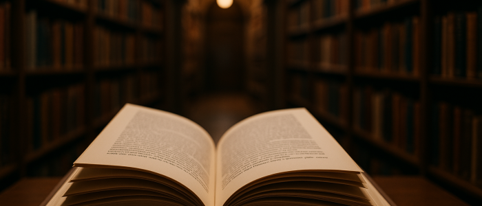 Ein Buch bleibt offen so wie Wissen, das sich nicht einsperren lässt.