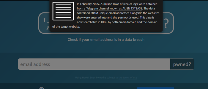 Eine gute Anlaufstelle für neue Datenlecks: Have I Been Pwned.