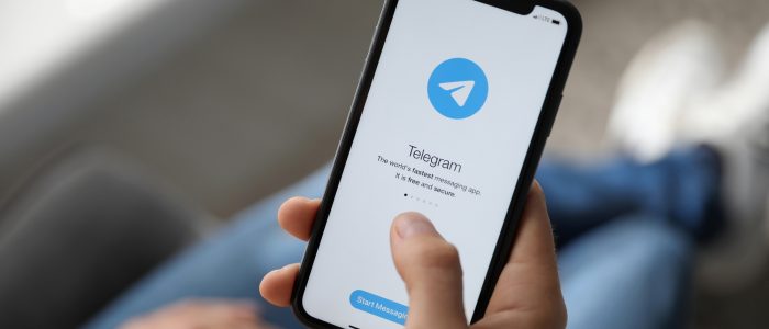 Telegram-App auf einem Smartphone