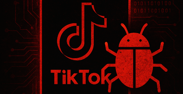 Symbolische Darstellung: TikTok als Einfallstor für Malware – eine Warnung vor Social-Engineering-Angriffen in sozialen Medien.